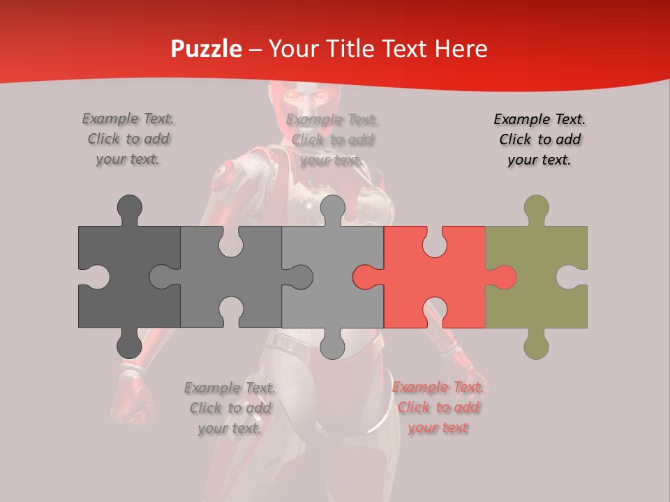 Face Weapon Render PowerPoint Template