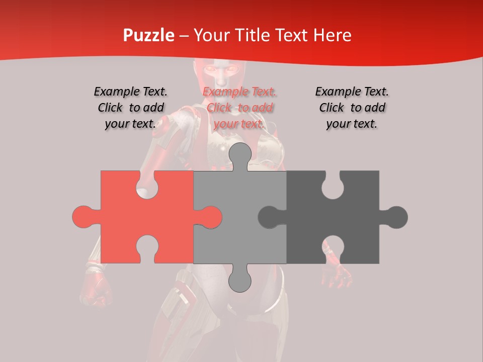 Face Weapon Render PowerPoint Template