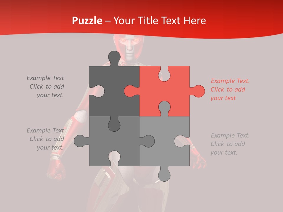 Face Weapon Render PowerPoint Template