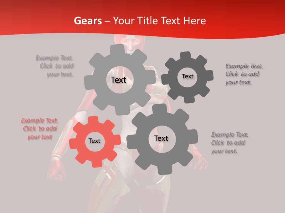 Face Weapon Render PowerPoint Template