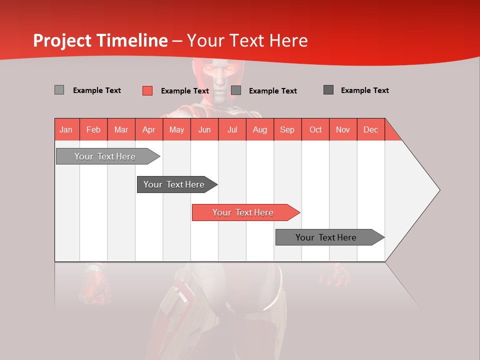 Face Weapon Render PowerPoint Template