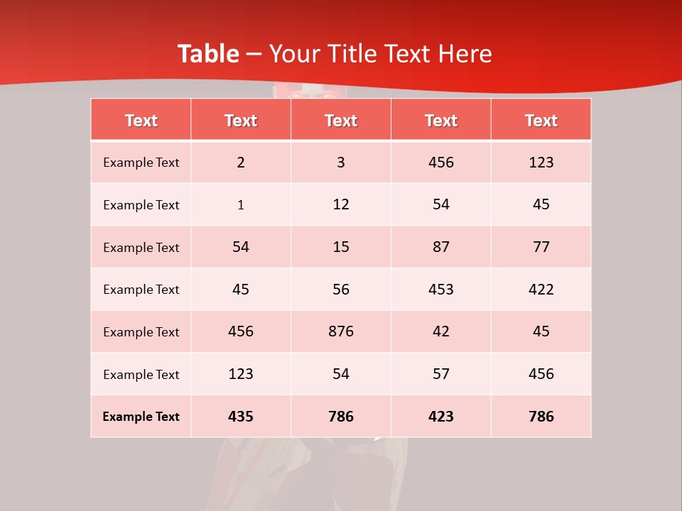 Face Weapon Render PowerPoint Template
