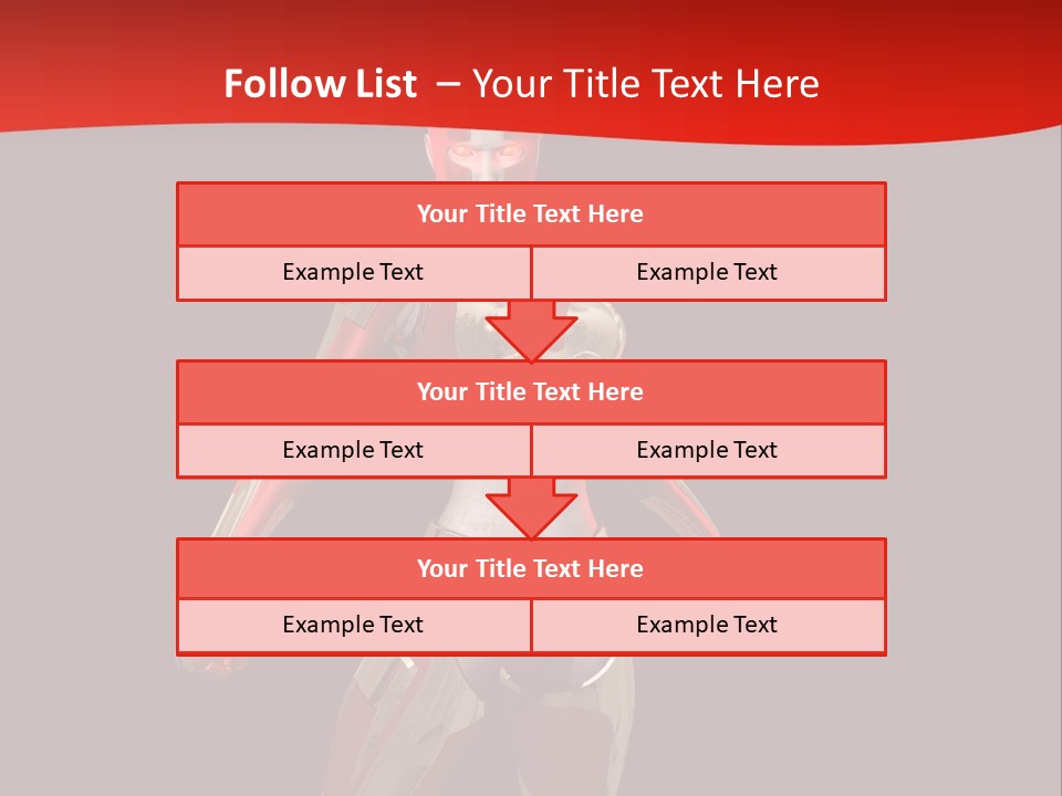 Face Weapon Render PowerPoint Template