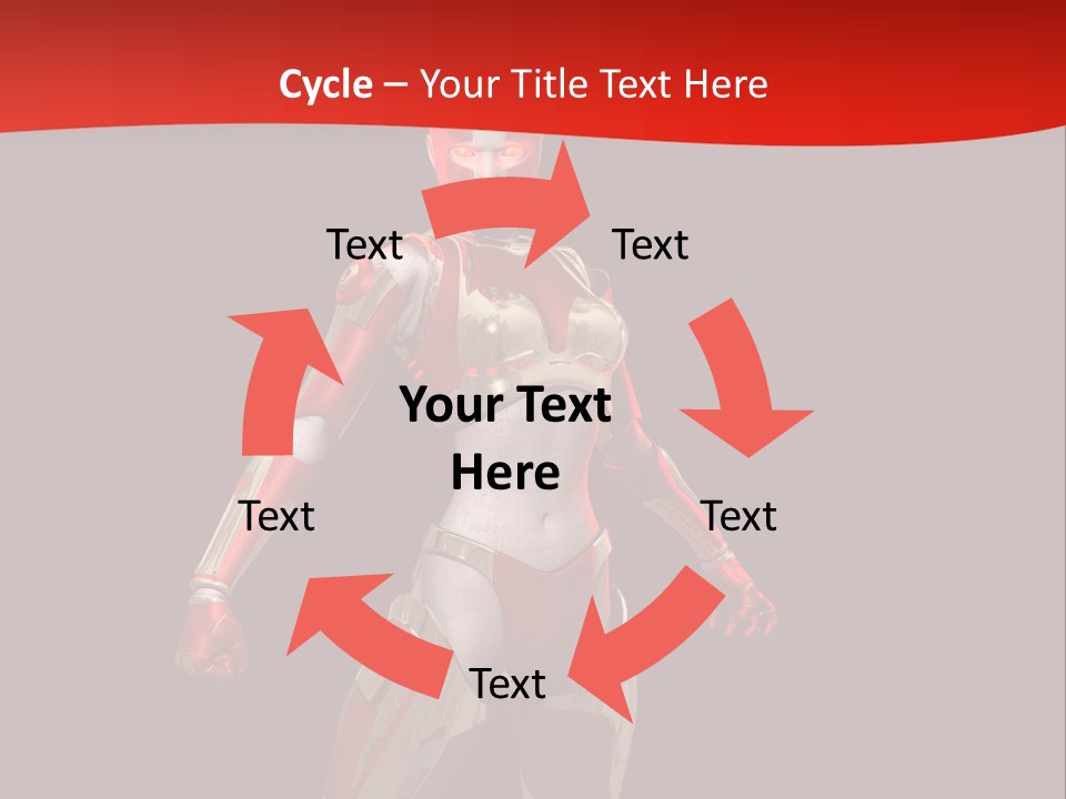 Face Weapon Render PowerPoint Template