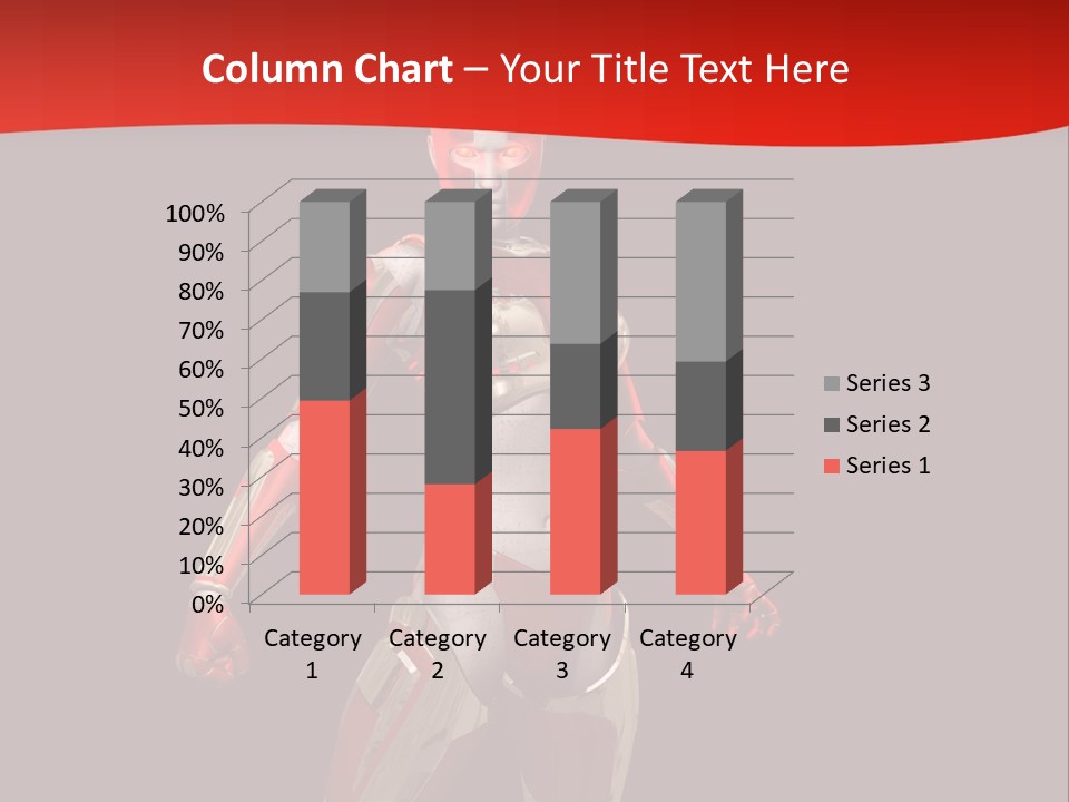 Face Weapon Render PowerPoint Template