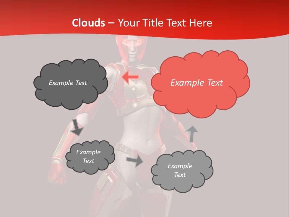 Face Weapon Render PowerPoint Template