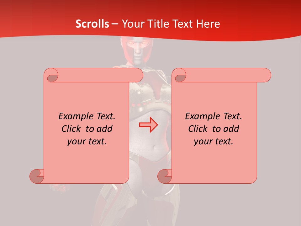 Face Weapon Render PowerPoint Template