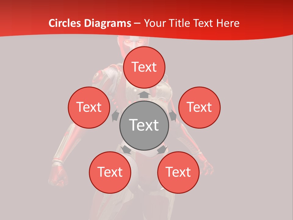 Face Weapon Render PowerPoint Template