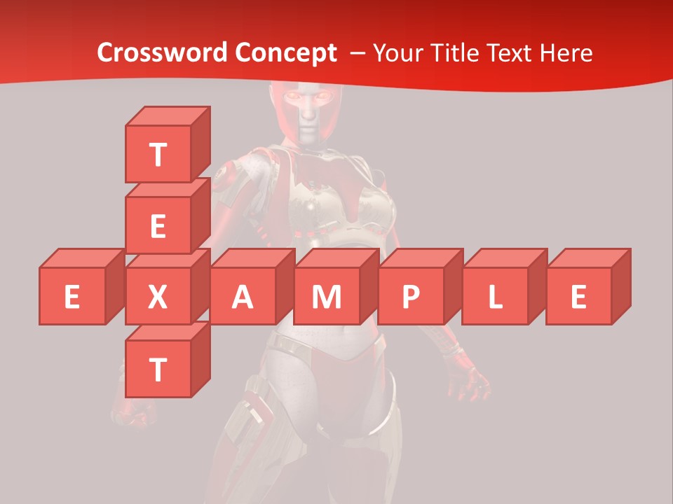 Face Weapon Render PowerPoint Template