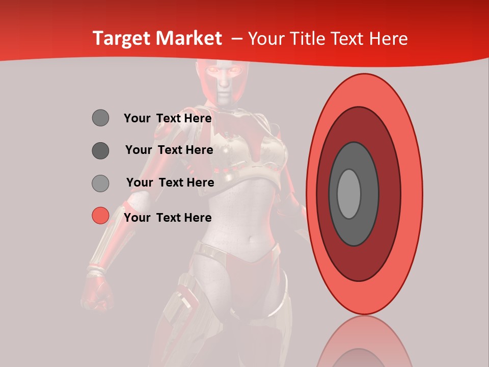 Face Weapon Render PowerPoint Template