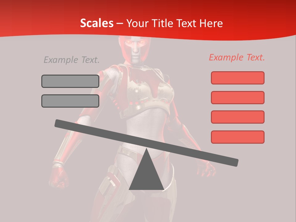 Face Weapon Render PowerPoint Template