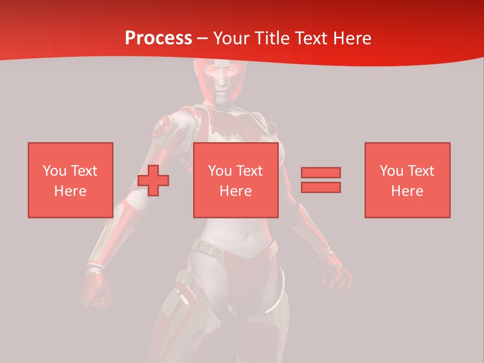 Face Weapon Render PowerPoint Template