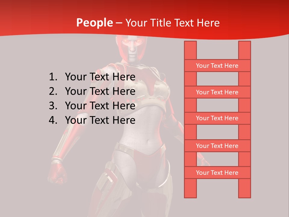 Face Weapon Render PowerPoint Template