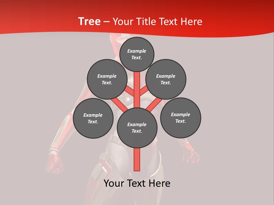 Face Weapon Render PowerPoint Template