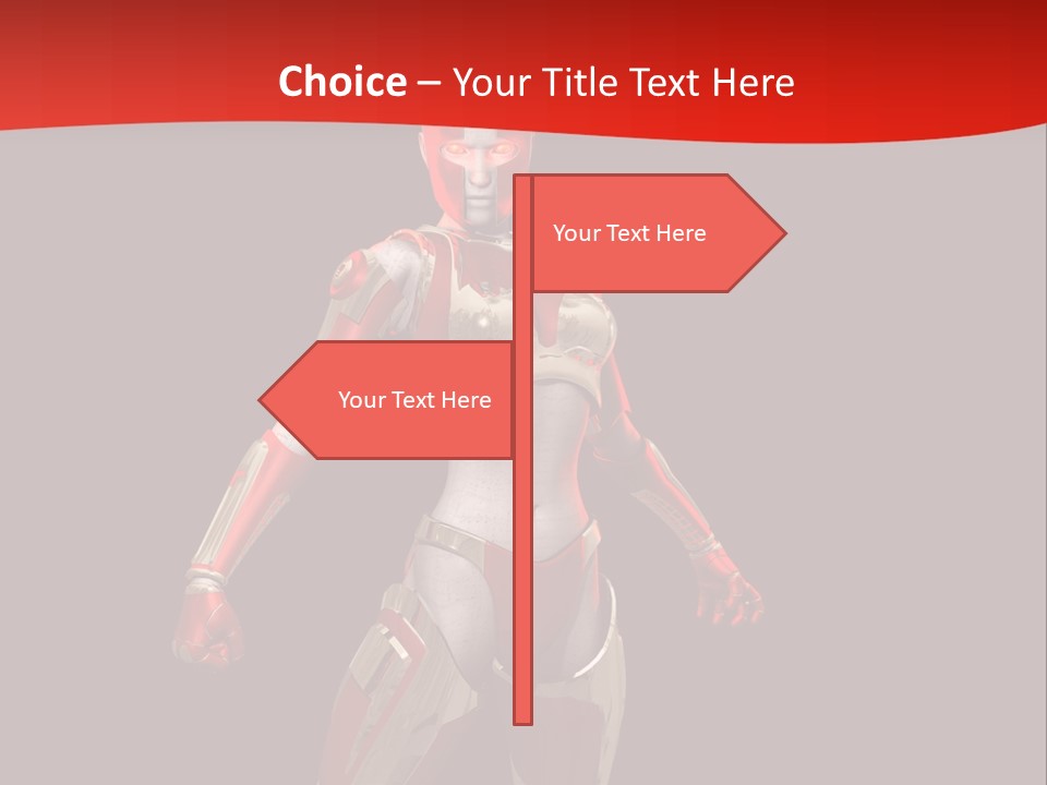 Face Weapon Render PowerPoint Template