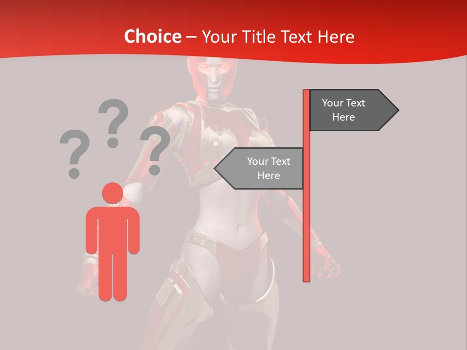 Face Weapon Render PowerPoint Template