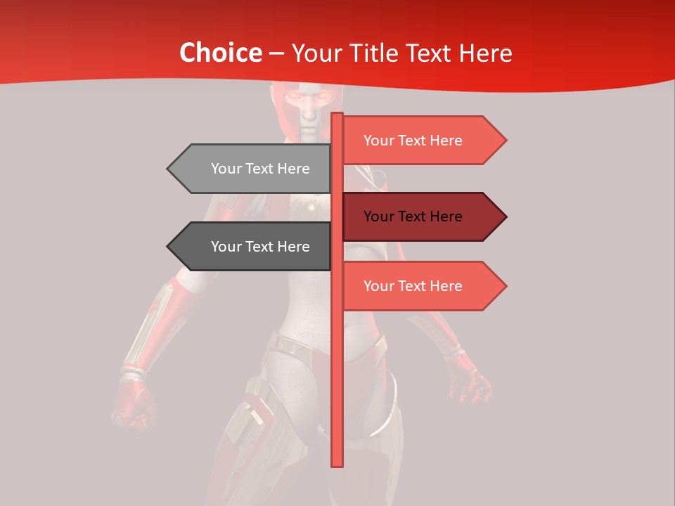 Face Weapon Render PowerPoint Template