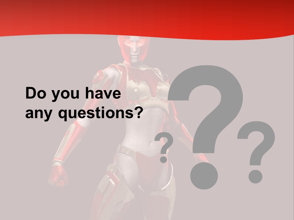 Face Weapon Render PowerPoint Template