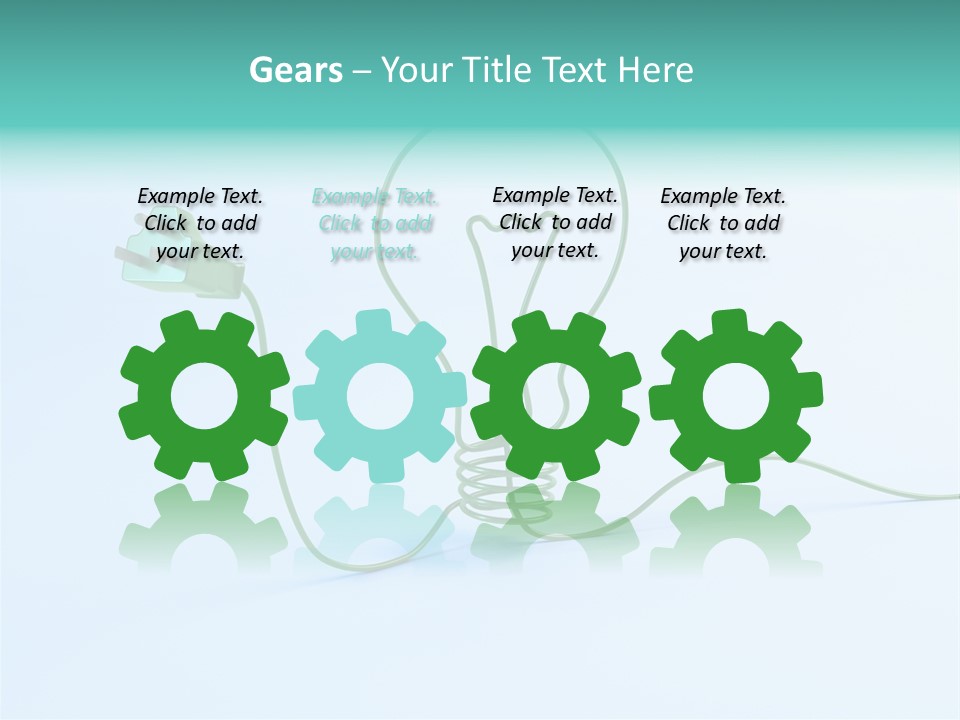 White Imagination Light PowerPoint Template