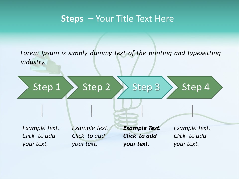 White Imagination Light PowerPoint Template