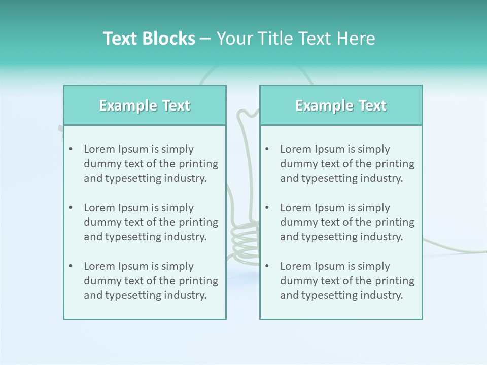 White Imagination Light PowerPoint Template