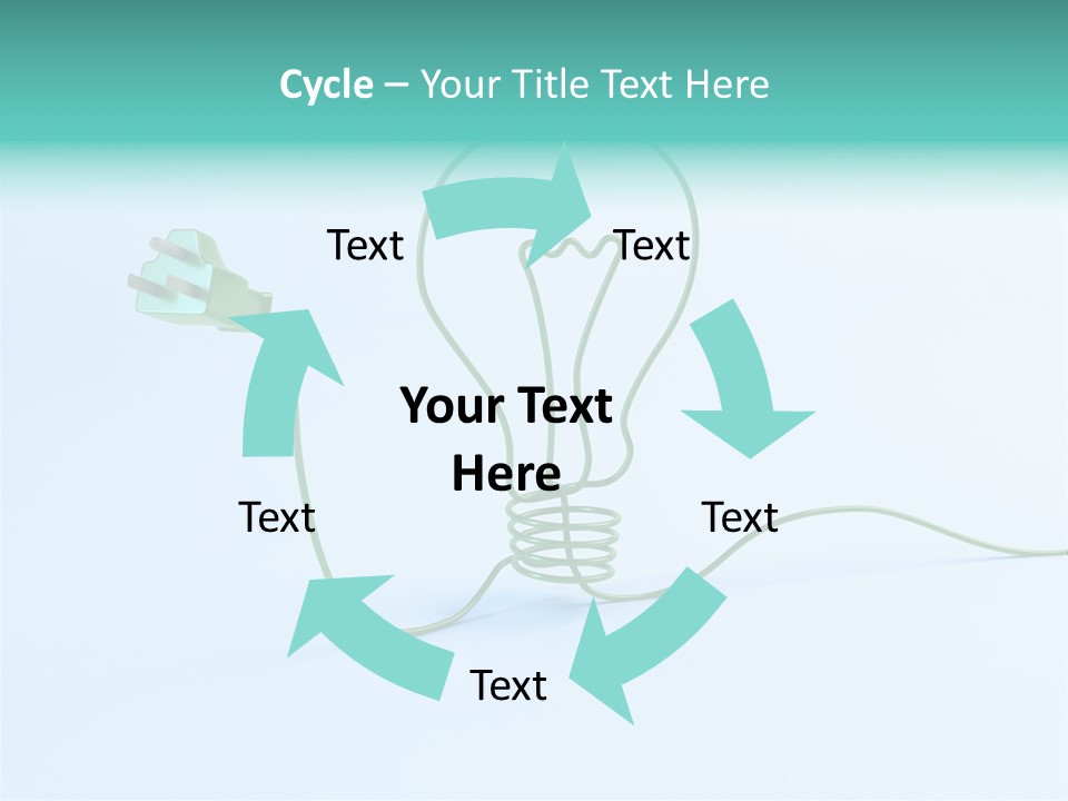 White Imagination Light PowerPoint Template