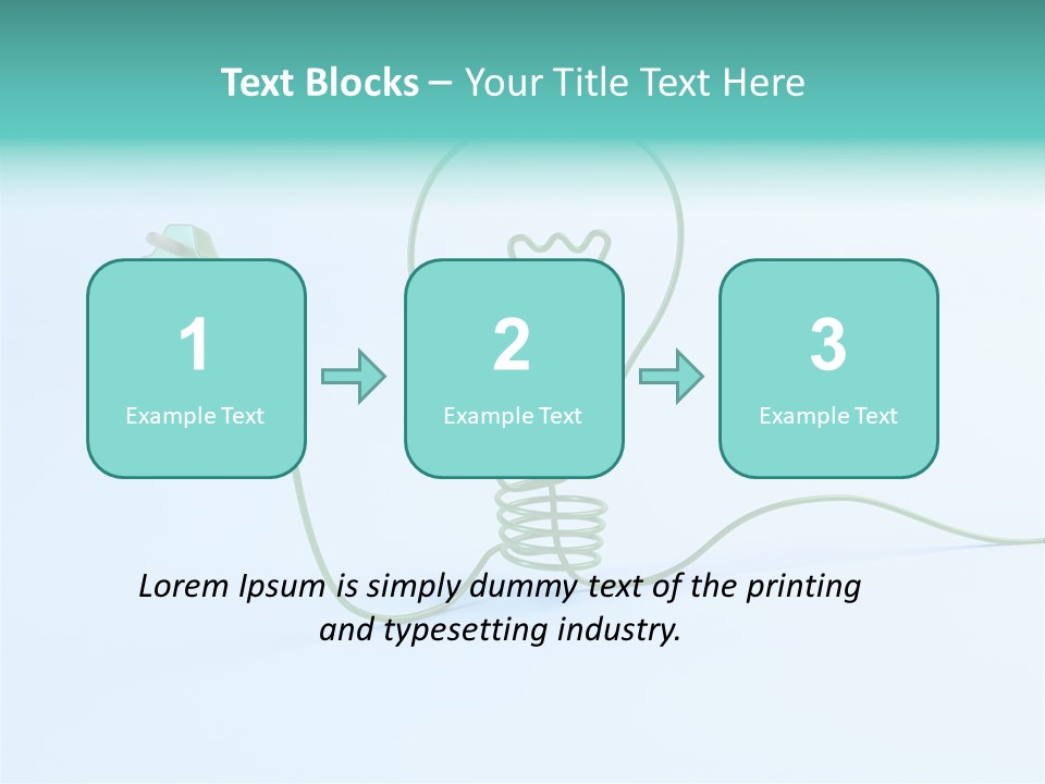 White Imagination Light PowerPoint Template
