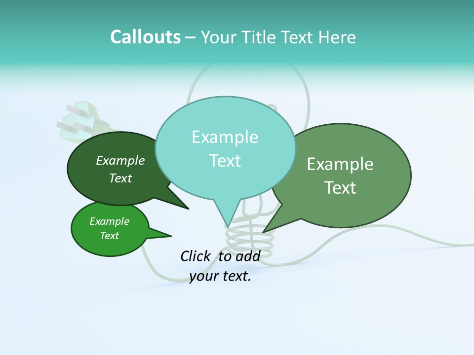 White Imagination Light PowerPoint Template