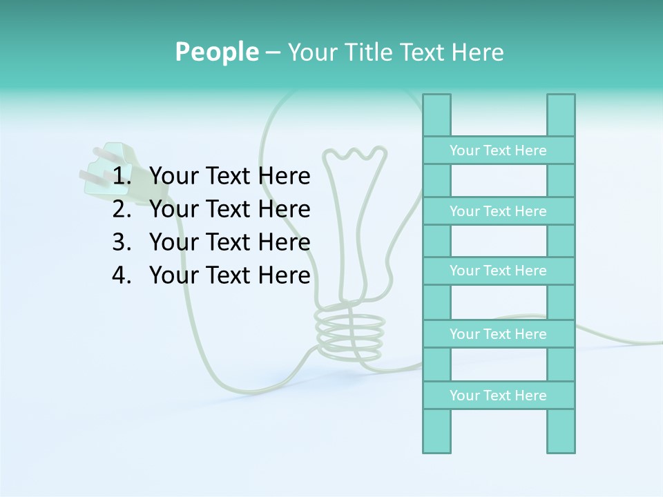 White Imagination Light PowerPoint Template