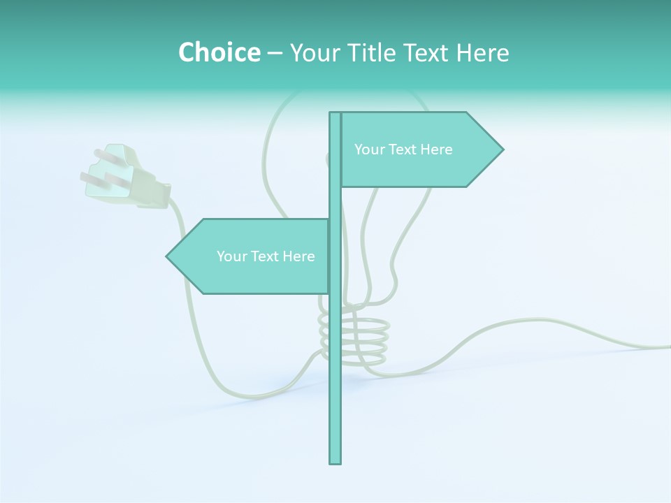 White Imagination Light PowerPoint Template