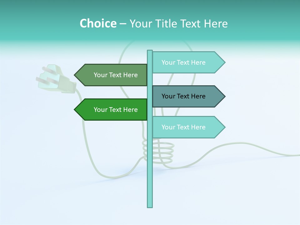 White Imagination Light PowerPoint Template