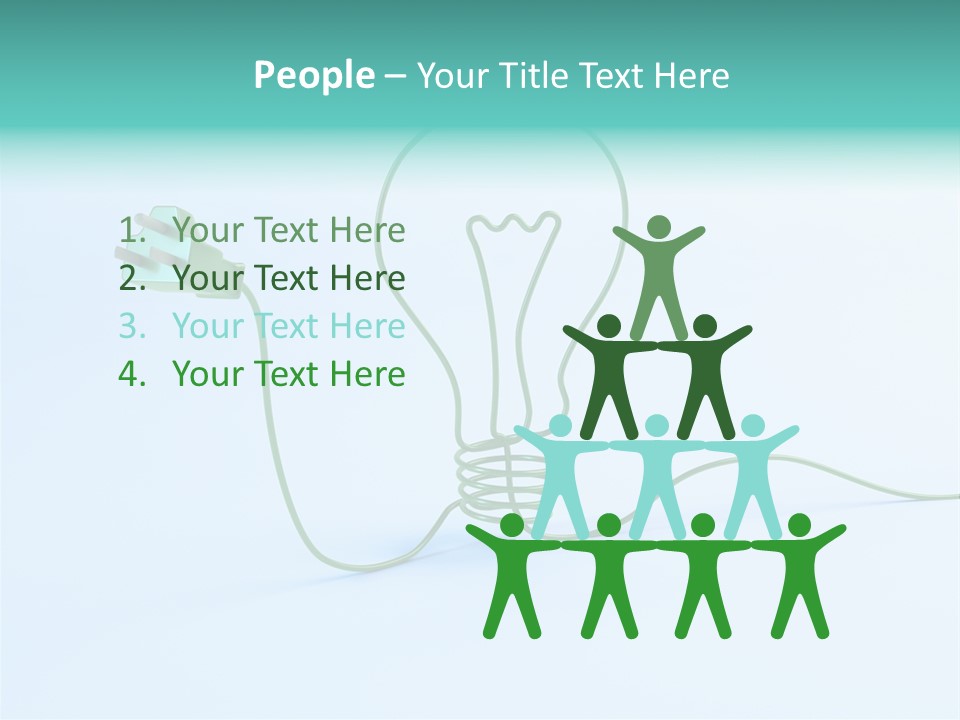 White Imagination Light PowerPoint Template