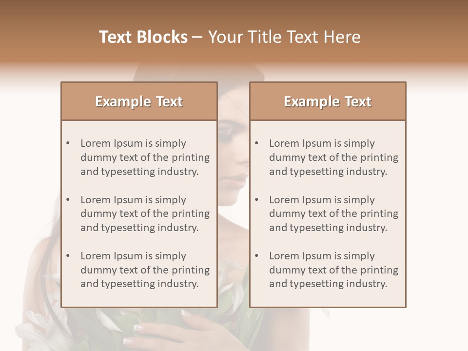 Elegance Image Face PowerPoint Template