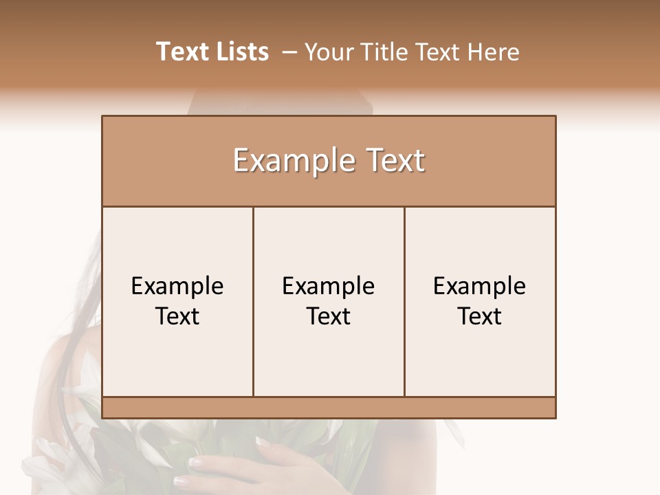 Elegance Image Face PowerPoint Template