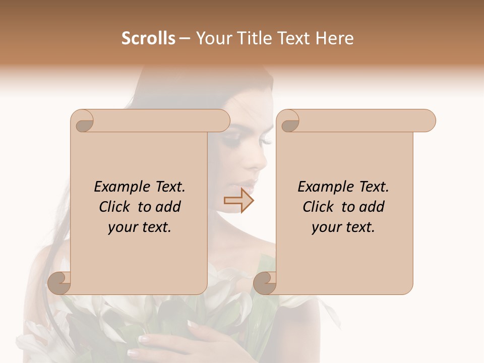 Elegance Image Face PowerPoint Template