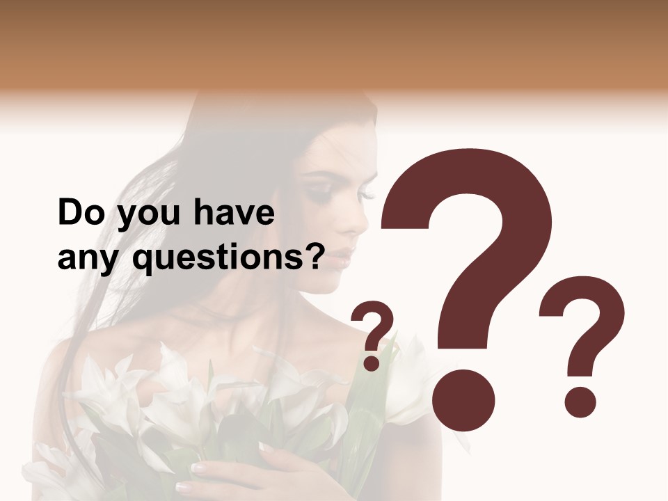 Elegance Image Face PowerPoint Template