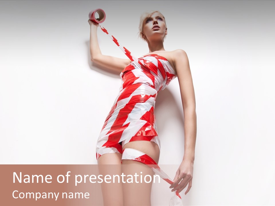 Slim Wrap Crazy PowerPoint Template