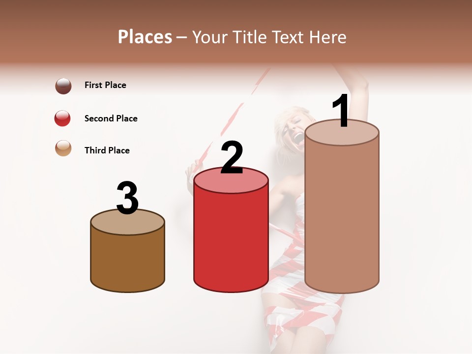 Hair Exotic Seductive PowerPoint Template