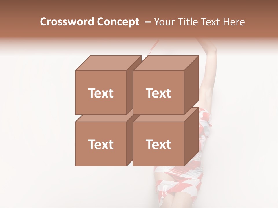 Hair Exotic Seductive PowerPoint Template