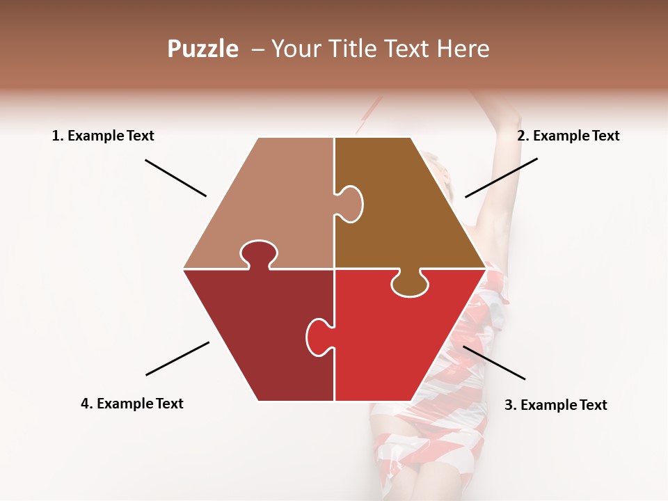 Hair Exotic Seductive PowerPoint Template