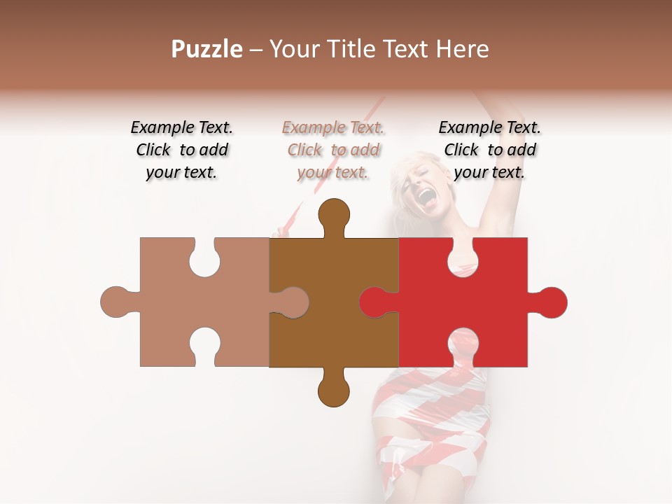 Hair Exotic Seductive PowerPoint Template