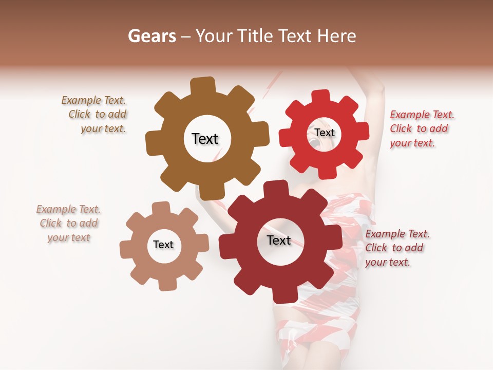 Hair Exotic Seductive PowerPoint Template