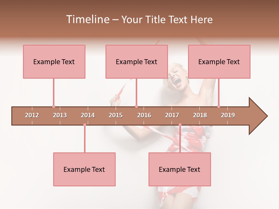 Hair Exotic Seductive PowerPoint Template