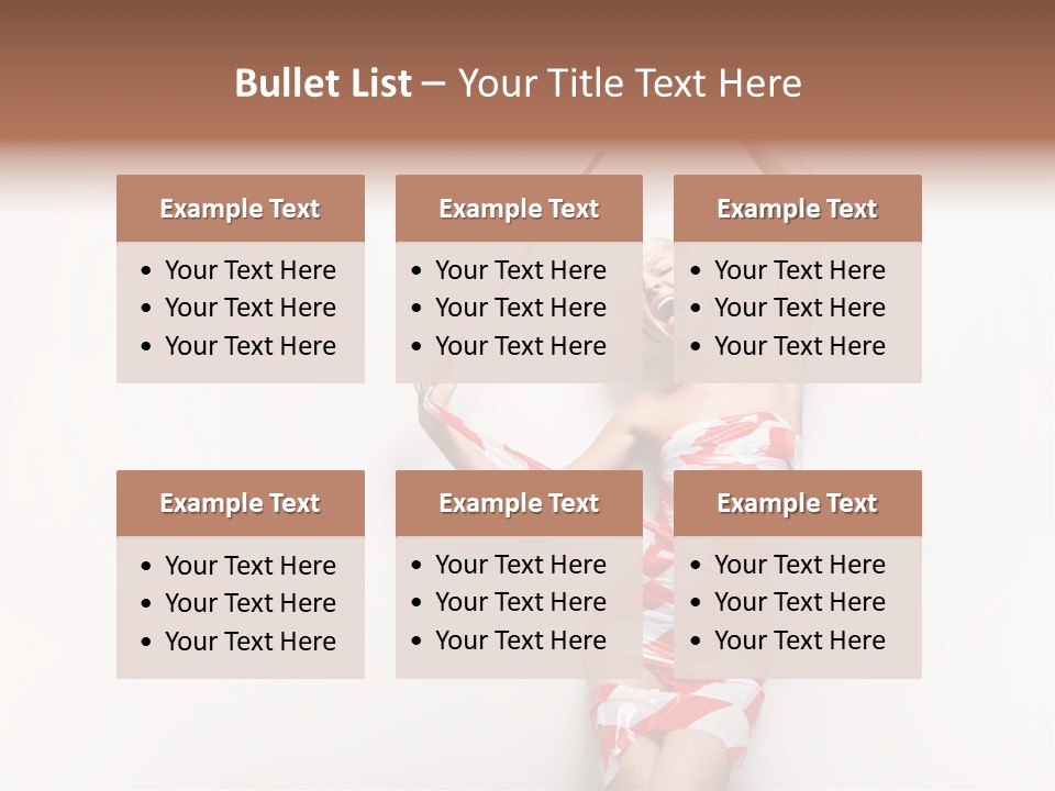 Hair Exotic Seductive PowerPoint Template