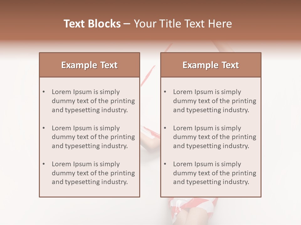 Hair Exotic Seductive PowerPoint Template