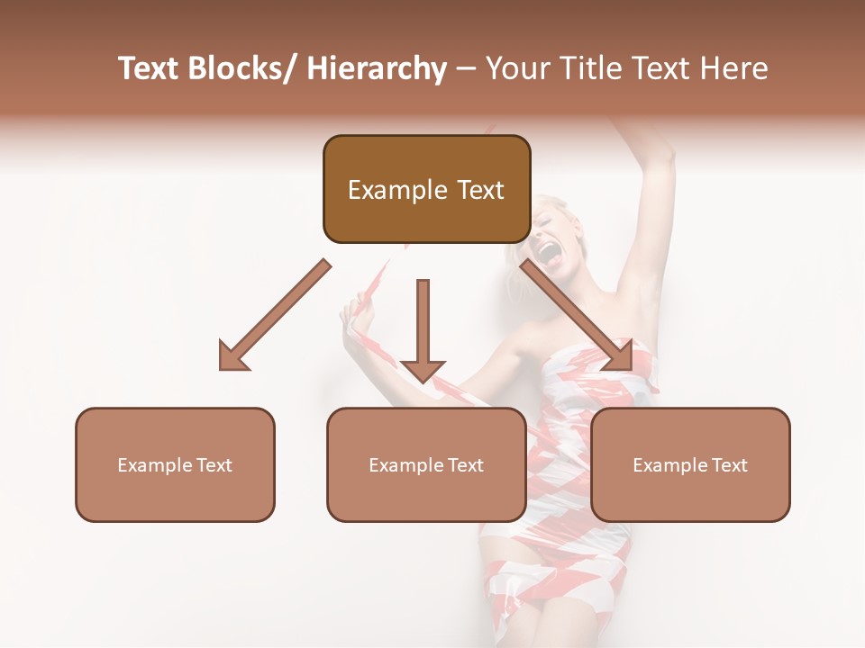 Hair Exotic Seductive PowerPoint Template