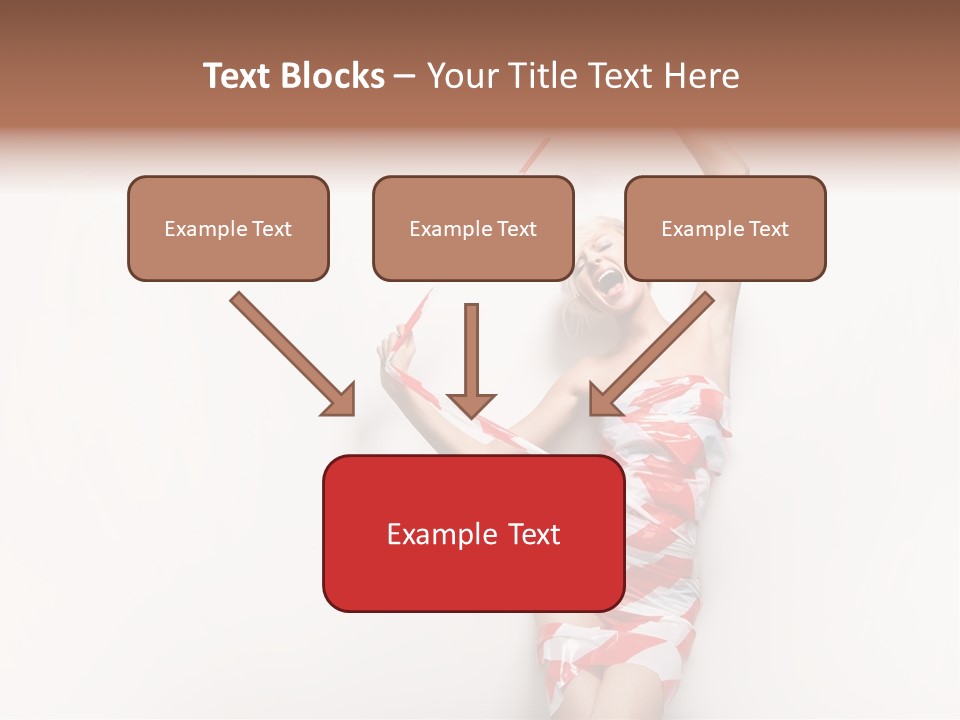 Hair Exotic Seductive PowerPoint Template