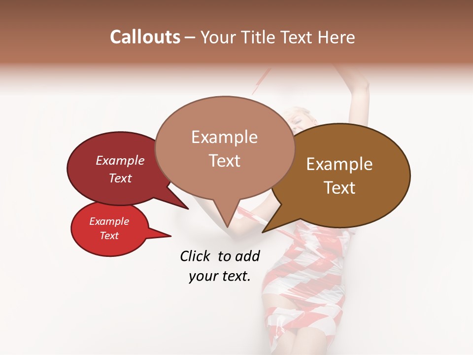 Hair Exotic Seductive PowerPoint Template