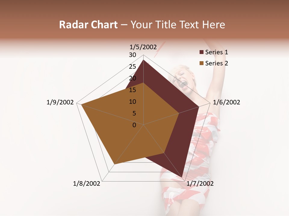 Hair Exotic Seductive PowerPoint Template