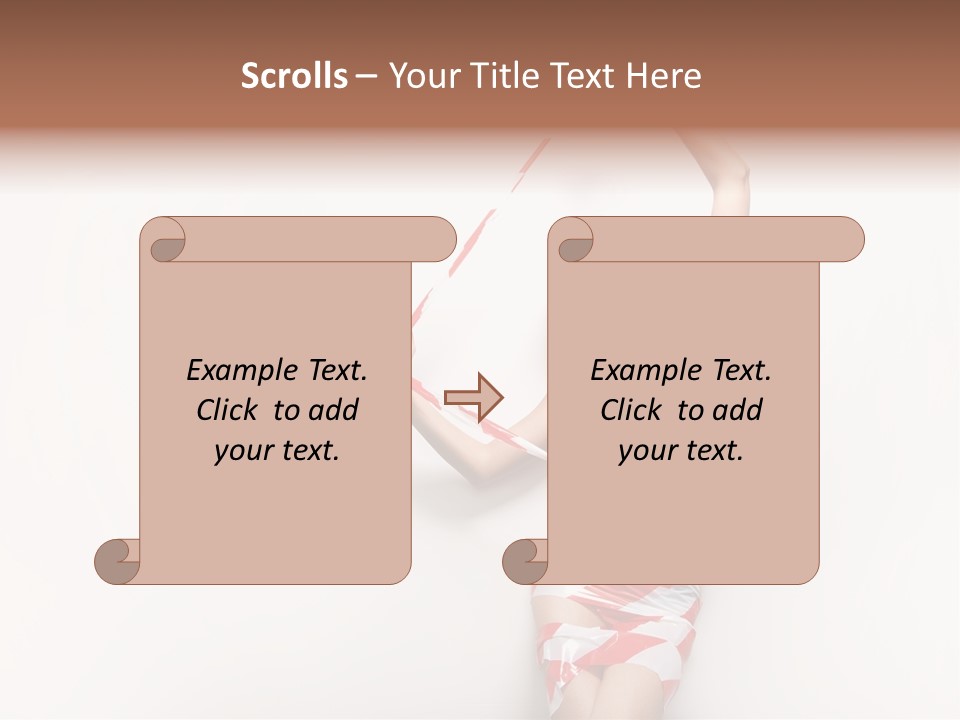 Hair Exotic Seductive PowerPoint Template